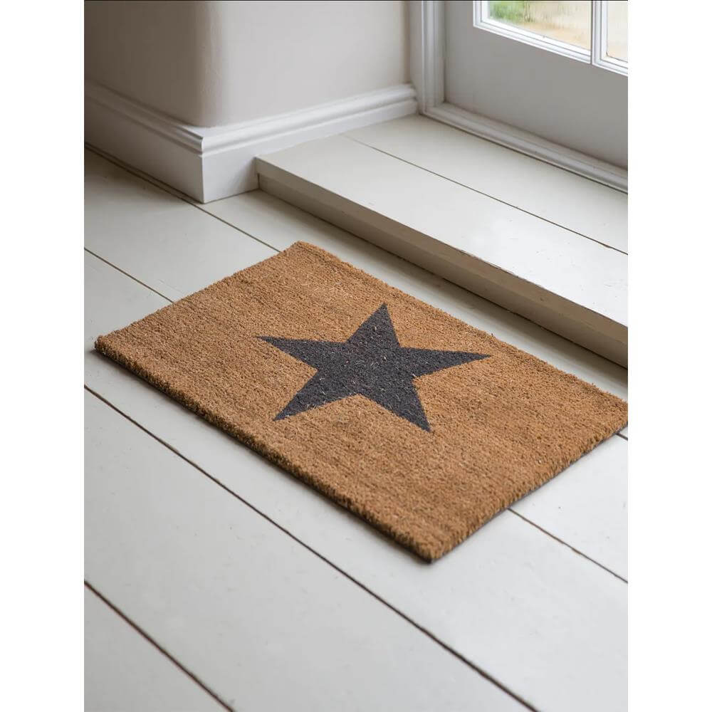 Natural Coir Star Doormat